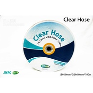 Jieming Transparent Hose 4.0m * 6mm * 100M