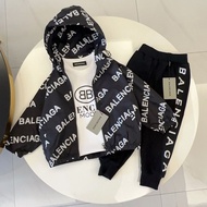 BALENCIAGA2915 New Style Children Letter Hooded Jacket Casual Children's Clothing