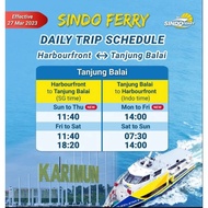 2-WAY Tanjung Balai Return Ferry Ticket (Indonesian Only)