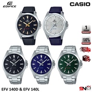 Casio Edifice EFV-140D EFV-140L Date Display Quartz Analog Men Watch Jam Tangan Lelaki
