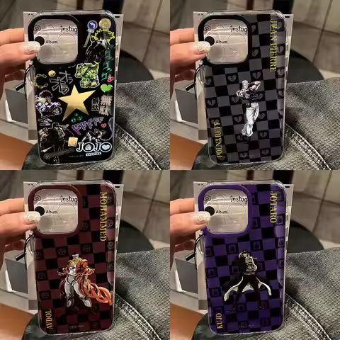 JOJO Anime Kujo Jotaro Clear Space Phone Case For Vivo T1 V15 V23 V23E V25 V27 V29 V29E V30E V40 5G 