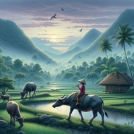 JUMBO PRINTED POSTER, BUFFALO FARMERS, WALL DECORATIONS, BUFFALO FARMERS,