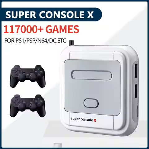 DATA FROG Game Box Super Console X Retro Video Game Console Support 90000 Games 50 Emulators for ARC