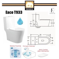 [Free Delivery] Eaco T933 Rimless design WC with tornado flushing