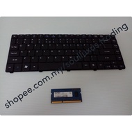 (Laptop parts) (keyboard &amp; 1GB RAM) Acer Aspire 4741 laptop
