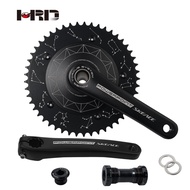 AZ20-AS800 Alloy 49t 50t Bicycle Parts Fixie Tracking Single Speed Bike Crank 165mm 170mm Bicycle Pa