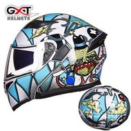 GXT Motorcycle Helmet Dual Visor Anti-Fog Helmet Open Face Helmet Full Face Helmet All-Season Motorc