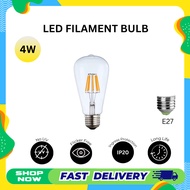 LED BULB G95 G125 ST64 G80 | 4W/6W E27 | Amber/Clear |2200K–2700K | Dimmable