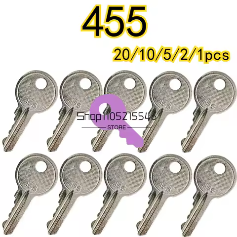 20/10/5/2/1pcs New Ignition Switch Key 455 BG33 AS142 Elevator Keys XB2 LA38 LAY7 XB5 Push Button