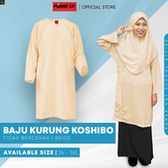 BAJU KURUNG SEKOLAH KOSHIBO BEIGE