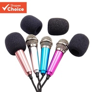 Portable 3.5mm Stereo Studio Mic KTV Karaoke Mini Microphone For Smart Phone Laptop PC Desktop Handh