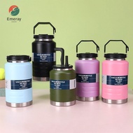 EMERAY Water Bottle, Stainless Steel Thickened Sports Water Bottles, Portable Insulated Broken-resis