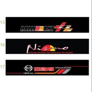 UNIVERSAL CAR WINDSCREEN STICKER FRONT/REAR(132cm×24cm/9.6 in×52 in)