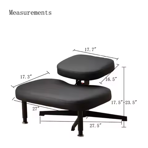Multi-functional Ergonomic Chair Thickened Cross-legged Chair Household Sedentary Back Chair