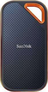 SanDisk 2TB Extreme PRO Portable SSD - Up to 2000MB/s - USB-C, USB 3.2 Gen 2x2, IP65 Water and Dust Resistance, Updated Firmware - External Solid State Drive - SDSSDE81-2T00-G25