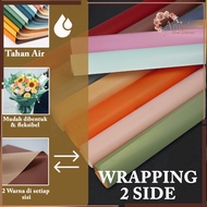 Premium Waterproof Flower Wrapping Paper Two Tone 2-Sided Flower Bouquet Paper | Cellophane Wrapping