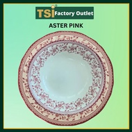 CLAYTAN LOOSE SET - ASTER PINK Ceramic Plate Pinggan Makan Seramik Kaca Tableware