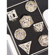 COC Dungeons and Dragons Tabletop Game Dice d20Dice Metal Hollow Cthulhu dnd Polyhedron trpg