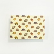 【陸龜先生】水彩插畫 花樣明信片 手帳 爬蟲 自然 蘇卡達 烏龜