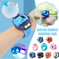 DENOSWIM Car Watch Toy 2.4G Infrared Chargeable Electronic Remote Control Racing Car Toys for Kids Boys Birthday Christmas Watch Car Toy Gift