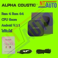 ALPHA COUSTICกล่อง Android Box  สำหรับวิทยุติดรถที่มีระบบ APPLE CARPLAYแบบเสียบสาย เดิมติดมาจากโรงงาน 4+64 One