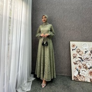 NEW SALWA NADINE DRESS EXCLUSIVE TERBARU GAMIS BRUKAT MAXI PESTA KONDANGAN LAMARAN TUNANGAN KEKINIAN