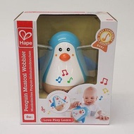 全新 未開封 Hape 音樂企鵝木製不倒翁 嬰幼兒玩具
