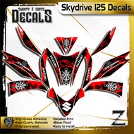 "skydrive 125 decals high-quality sticker anchor