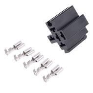HL 40A 5 Pin Relay Connector Socket with 5 x 6 3mm Terminals Car Truck Vehicle