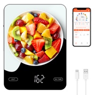 Rechargeable Digital Food Scale 22lbs/10kg Smart Kitchen Diet Scale