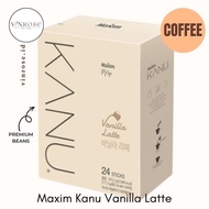 terlariis !!!! Maxim Kanu Vanilla Latte (24 Sachet)/ Kopi Sachet Korea