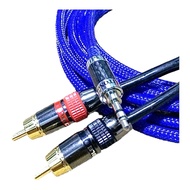 dây phát nhạc laptop Jack 3.5mm sang 2 đầu Jack hoa sen