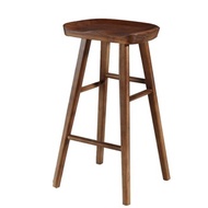 Nordic Bar Chair, Bar Chair, Solid Wood Home Chair, High Footrest, Mobile Store Chair, Modern and Si