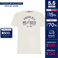 Tommy Hilfiger เสื้อยืดผู้ชาย รุ่น MW0MW32641 YBH - สีขาว