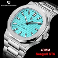 PAGANI DESIGN Watch Men Original 100% Automatic Mechanical Luminous Premium Seagull ST6 Watch Sapphi