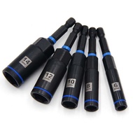 【xk7】 80mm Hex Nut Driver Drill Bit Adapter Socket Wrench Extension Sleeve 6-14mm