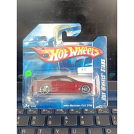 Hot wheels Amg-mercedes CLK DTM red short card