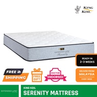 King Koil SERENITY Mattress, Extended Life Collection, Available Sizes (King, Queen, Single, Super Single)