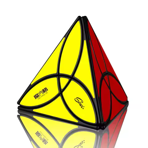 10 Kinds Qiyi 3x3x3 Pyramid Speed Magic Cube Professional Strange-shape Magic Cube Puzzles Education