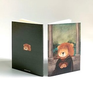 Lion in Mona Lisa Art Parody Notebook
