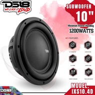 DS18-IXS10.4D ซับวูฟเฟอร์ไฟเบอร์กลาสขนาด 10นิ้ว แบบบาง 1200วัตต์ PEAK 4 โอห์ม SUBWOOFER ดีเอส18 C2D