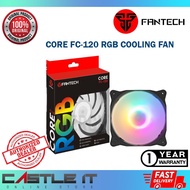 FANTECH CORE FC-120 RGB CPU COMPUTER CASING COOLING FAN FC120 FAN BLACK (FC120BK)