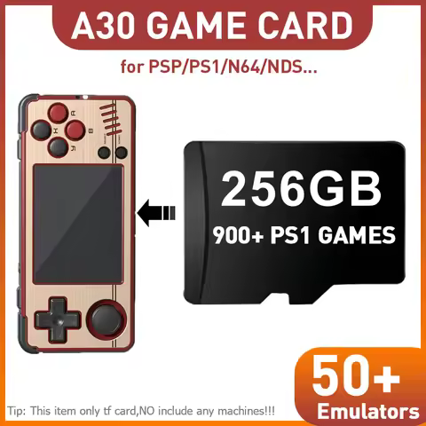 Miyoo A30 TF Card Game Card Built-in 16000+ Games 50+Emulators Game Card for PS1/PSP/MAME/SS Miyoo A