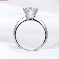 【100% Real Moissanite] Classic T shaped 925 Sterling Sier White Gold Plated Jewelry 1ct 2ct  Moissan