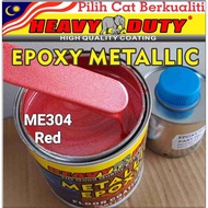 ME304 RED ( Metallic Epoxy Paint HEAVY DUTY ) METALLIC EPOXY FLOOR PAINT PROTECTIVE &amp; COATING Tiles &amp; Floor Paint