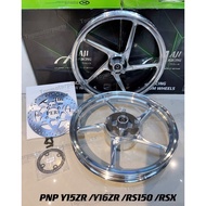 Sport Rim Aji Racing CNC FG511 PNP LC4S /SRL115 /SRL115FI /Y15ZR /Y16ZR /RS150 /RSX Chrome 100% Orig