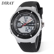 DIRAY DR - 333AD CHILDREN DUAL MOVT WATCH DATE DAY DISPLAY BACKLIGHT STOPWATCH