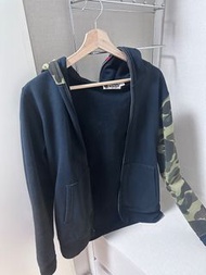 Bathing Ape Bape 綠色半䄂camo鯊魚外套