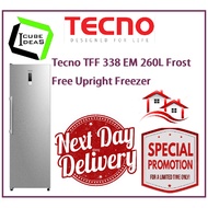 Tecno TFF 338EM 260L Frost Free Upright Freezer