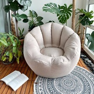 IJIA : (COVER ONLY) INS Flower Sofa Bean Bag